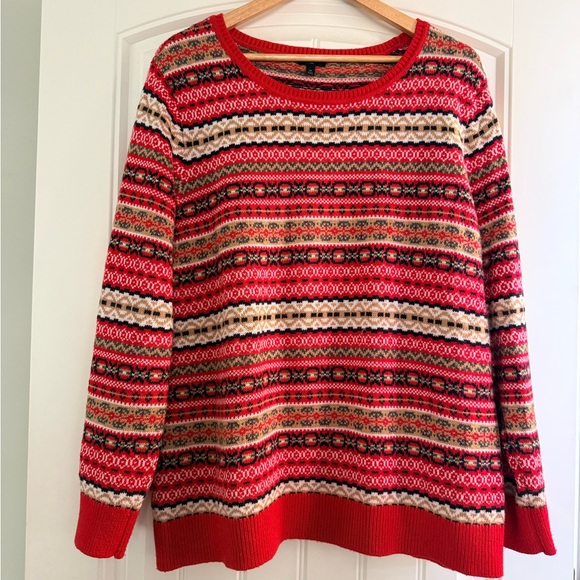 Talbots Multicolor Striped Sweater 2X - Picture 3 of 3